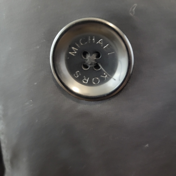 Black Michael Kors Lined Trench Coat Size SP - Picture 2 of 14